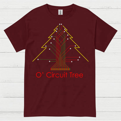 Circuit Tree Christmas T Shirt