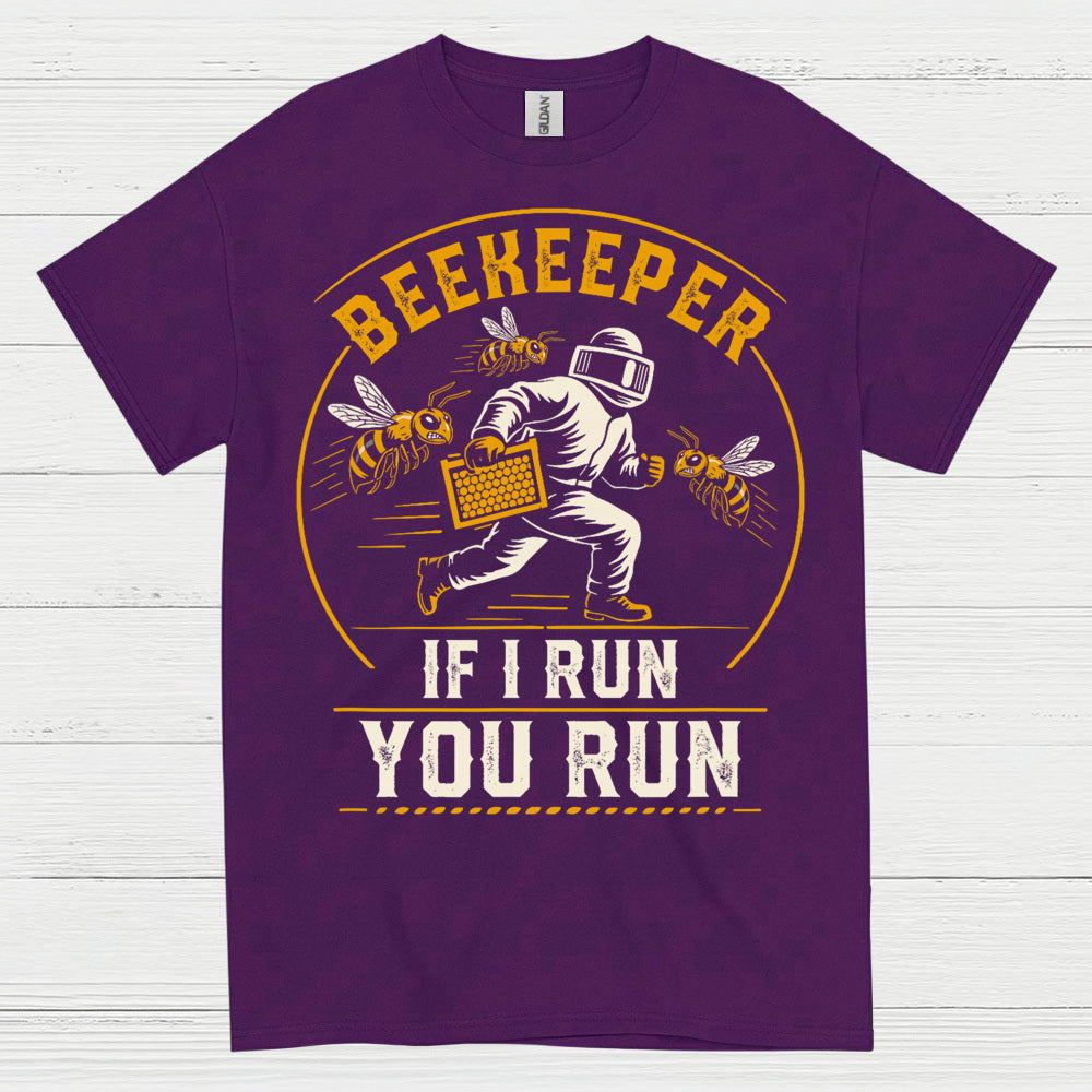 Beekeeper Running From Bees T Shirt