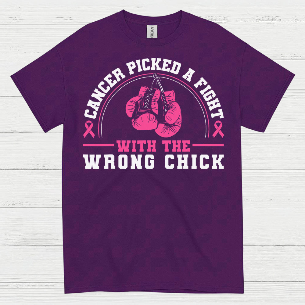 Cancer Picked The Wrong Chick T Shirt