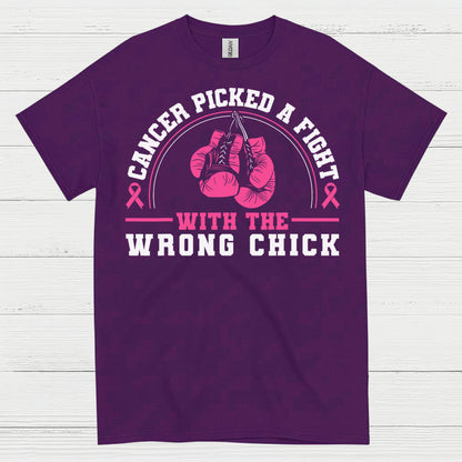 Cancer Picked The Wrong Chick T Shirt