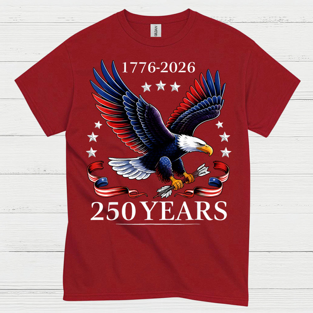 250 Years American Eagle Independence Anniversary T Shirt