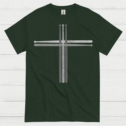 Cross Drum Sticks T Shirt