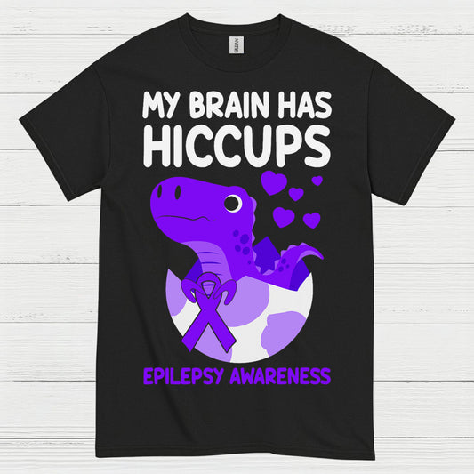 My Brain Has Hiccups Epilepsy T Shirt