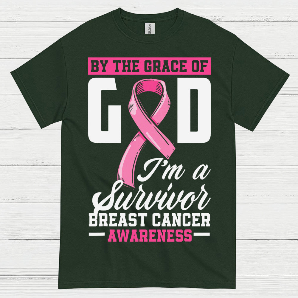 Breast Cancer Survivor Faith Ribbon T Shirt