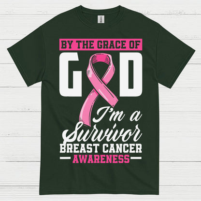 Breast Cancer Survivor Faith Ribbon T Shirt