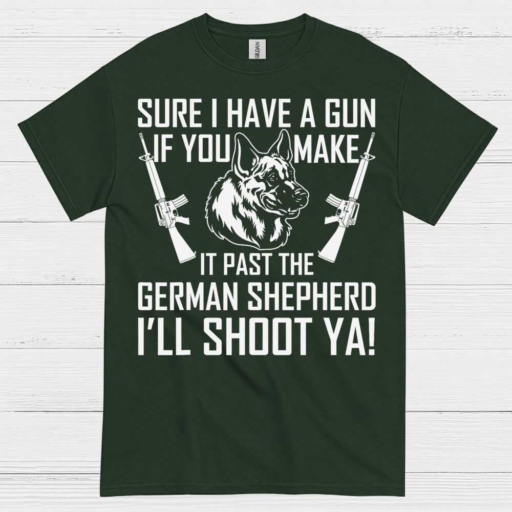 German Shepherd Protection Humor Dog Lover T Shirt
