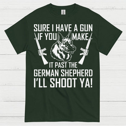 German Shepherd Protection Humor Dog Lover T Shirt