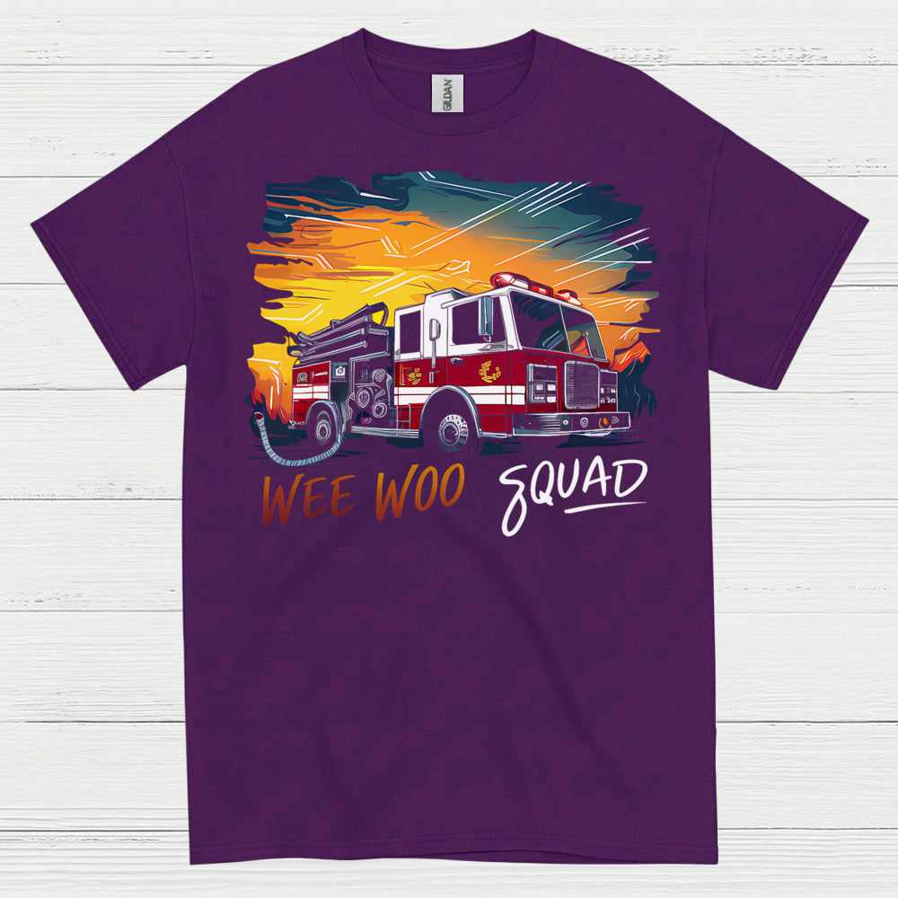 Wee Woo Squad Firefighter T Shirt