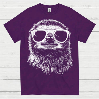 Cool Sunglasses Sloth Graphic T Shirt