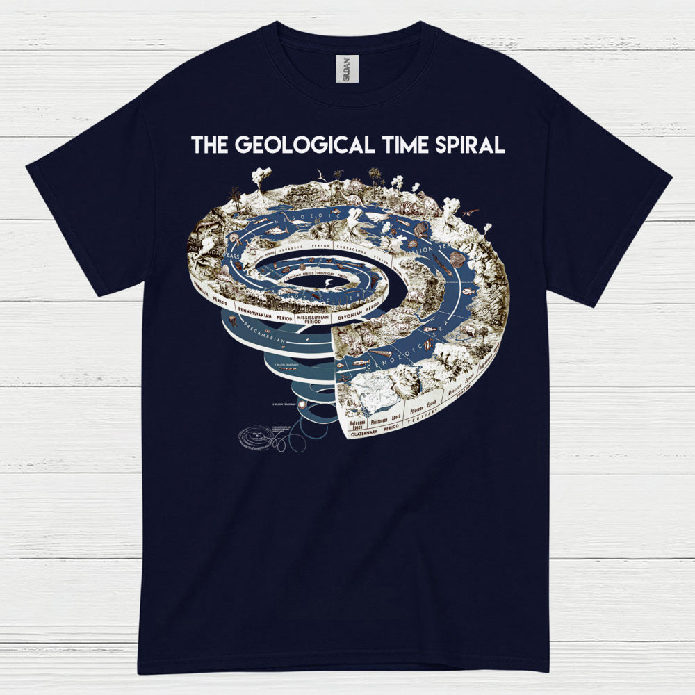 Geological Time Spiral T Shirt