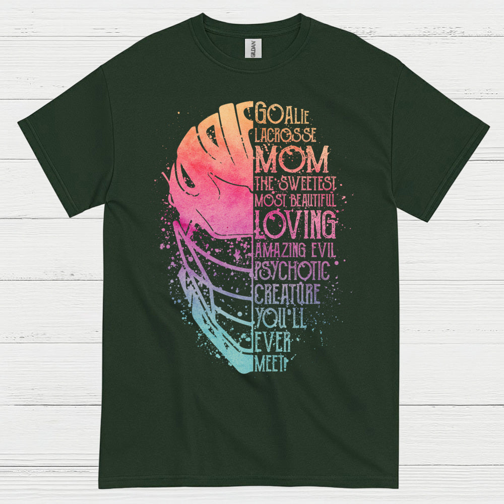 Goalie Lacrosse Mom Funny Family T Shirt