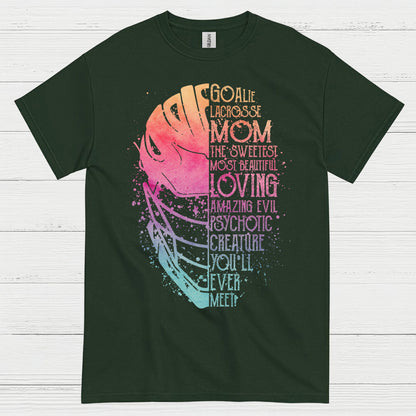 Goalie Lacrosse Mom Funny Family T Shirt