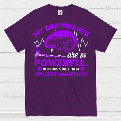 My Brainwaves Powerful Epilepsy Awareness T Shirt