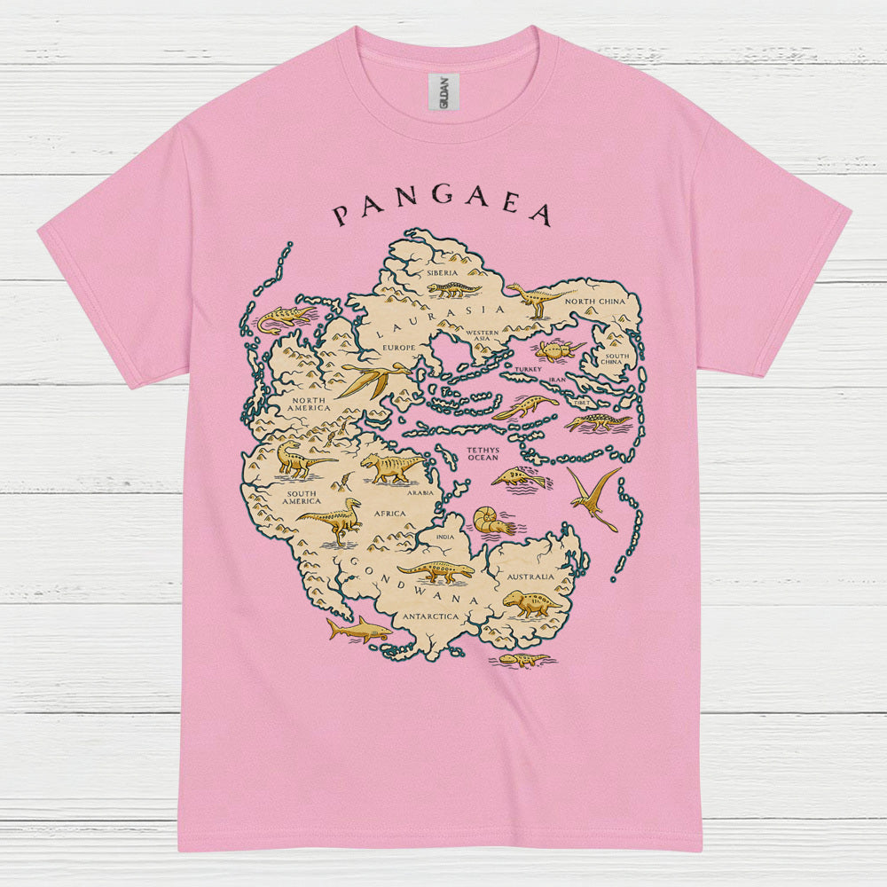 Pangaea Ancient Earth Map T Shirt