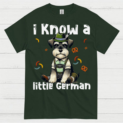 Funny Little German Schnauzer Dog T Shirt