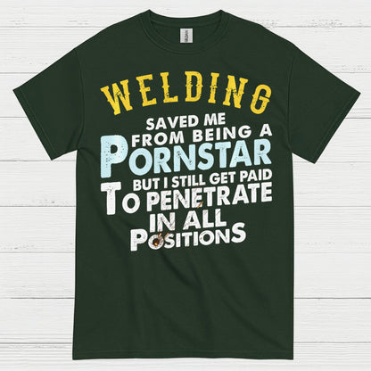Funny Welding Positions T Shirt