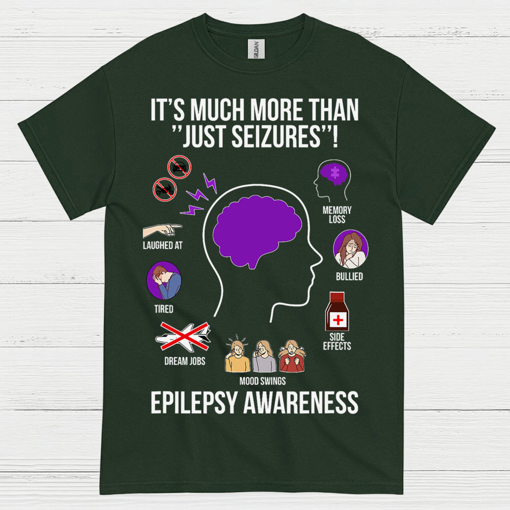 More Than Seizures Epilepsy Awareness T Shirt