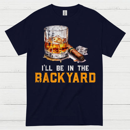 Backyard Whiskey Cigar Time T Shirt