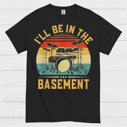Basement Practice Drummer T Shirt