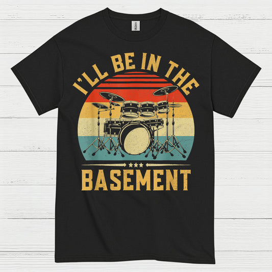 Basement Practice Drummer T Shirt
