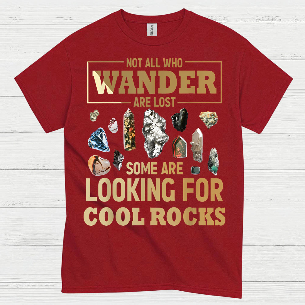 Not All Who Wander Rock Hunter T Shirt