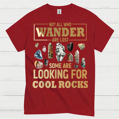 Not All Who Wander Rock Hunter T Shirt
