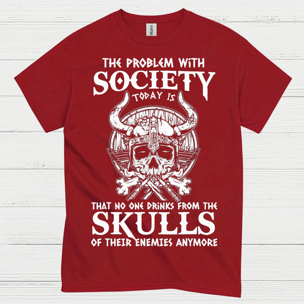 Skulls of Their Enemies Viking T Shirt