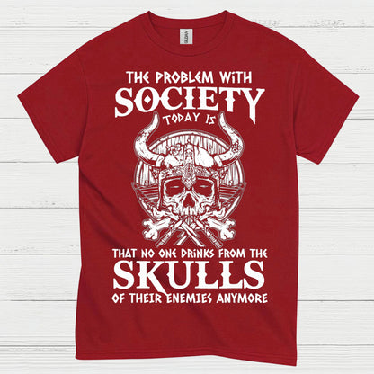Skulls of Their Enemies Viking T Shirt