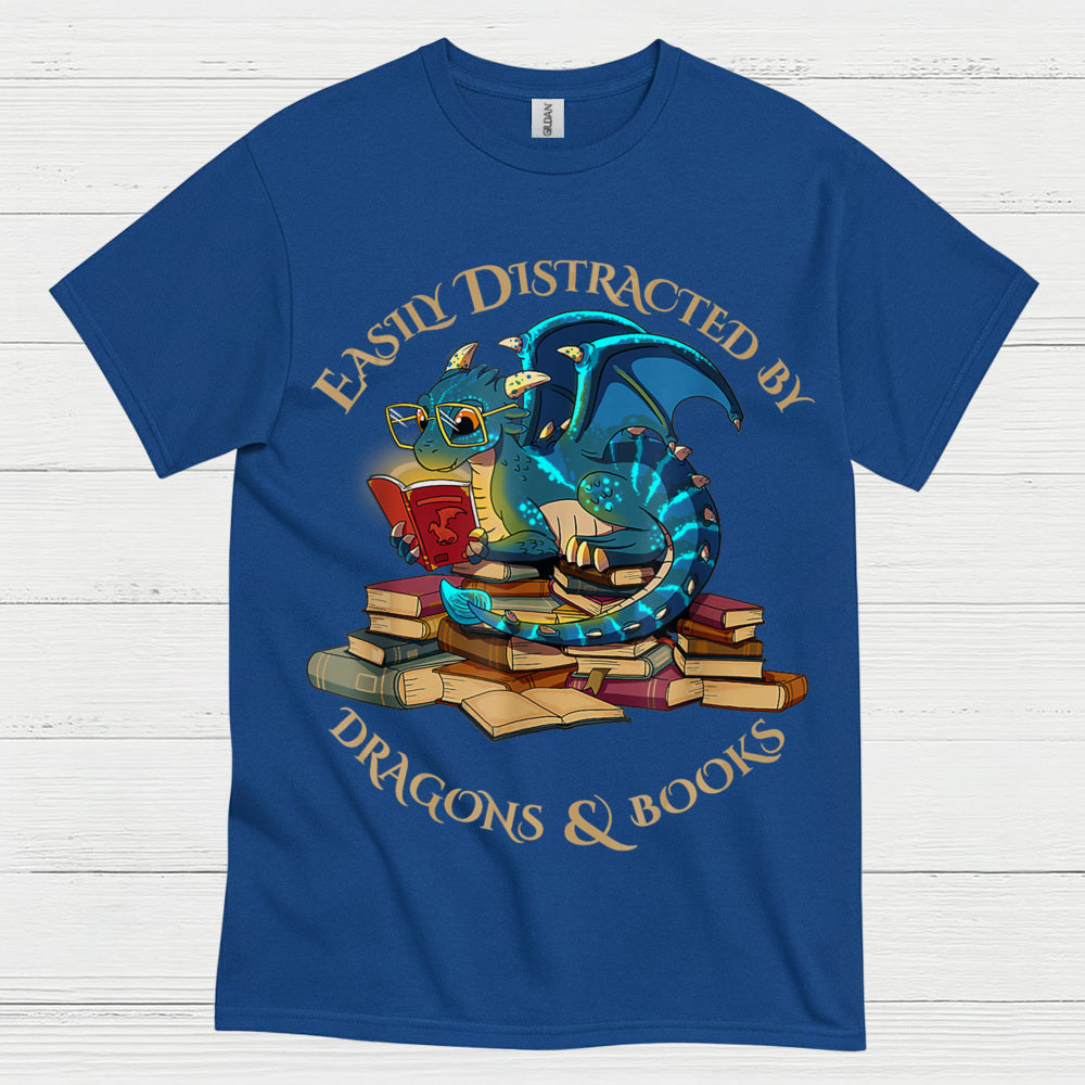 Dragons And Books T Shirt