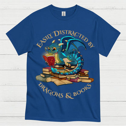 Dragons And Books T Shirt