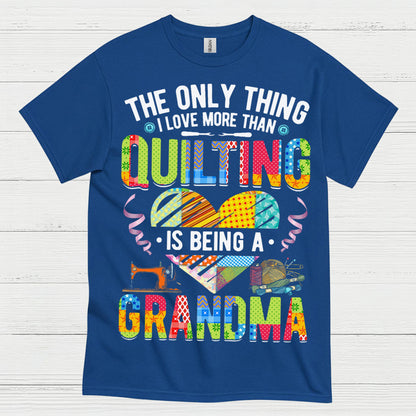 Quilting Grandma Love T Shirt
