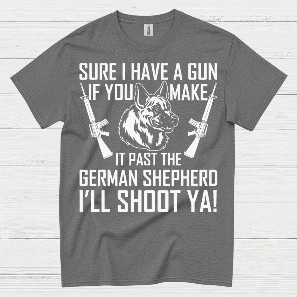 German Shepherd Protection Humor Dog Lover T Shirt