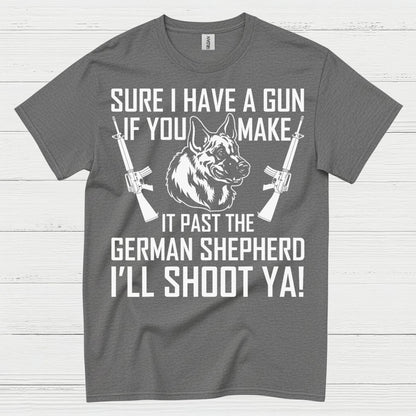 German Shepherd Protection Humor Dog Lover T Shirt