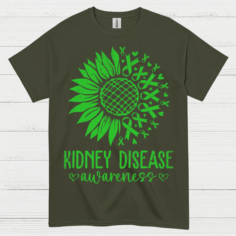 Kidney Disease Awareness Sunflower Hope T Shirt