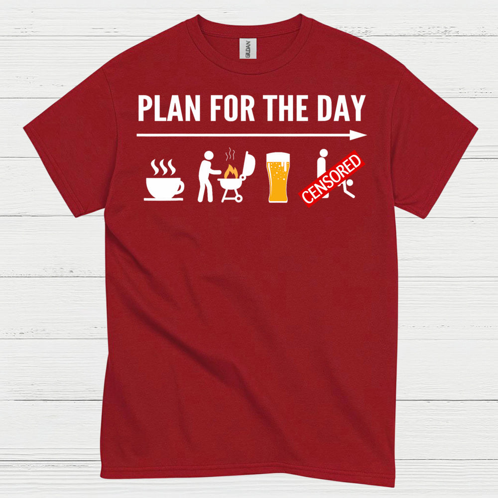 Plan For The Day BBQ T Shirt