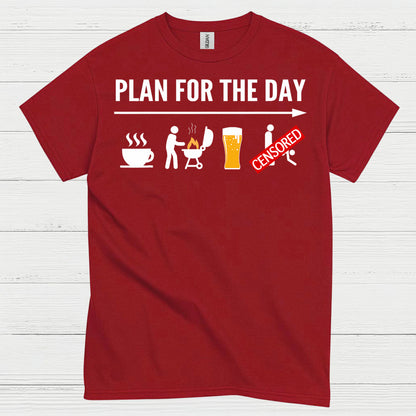 Plan For The Day BBQ T Shirt