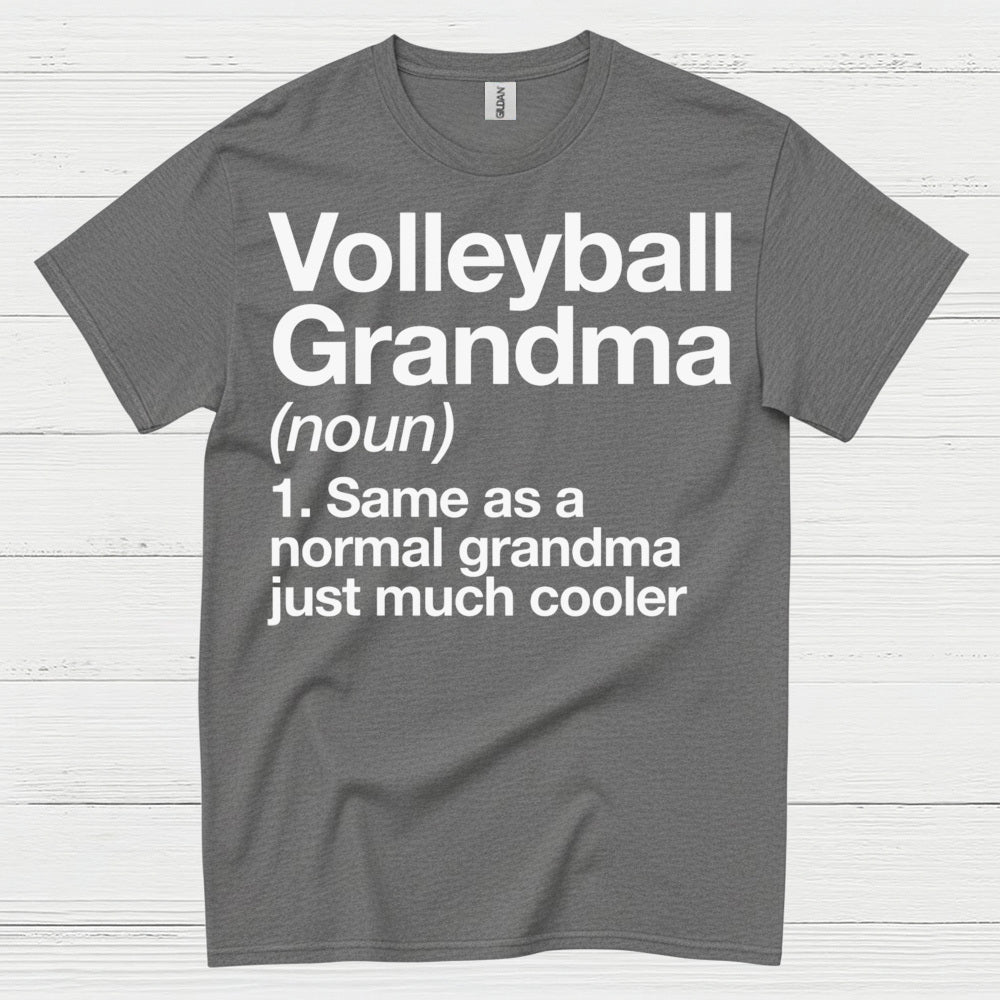 Volleyball Grandma Definition T Shirt