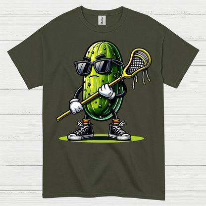 Funny Pickle Lacrosse T Shirt