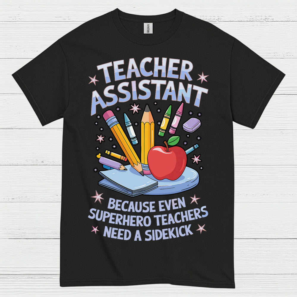 Superhero Teacher Assistant T Shirt