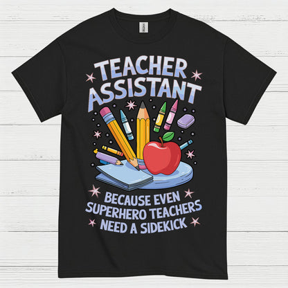Superhero Teacher Assistant T Shirt