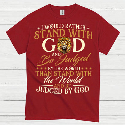Stand With God Christian Faith T Shirt