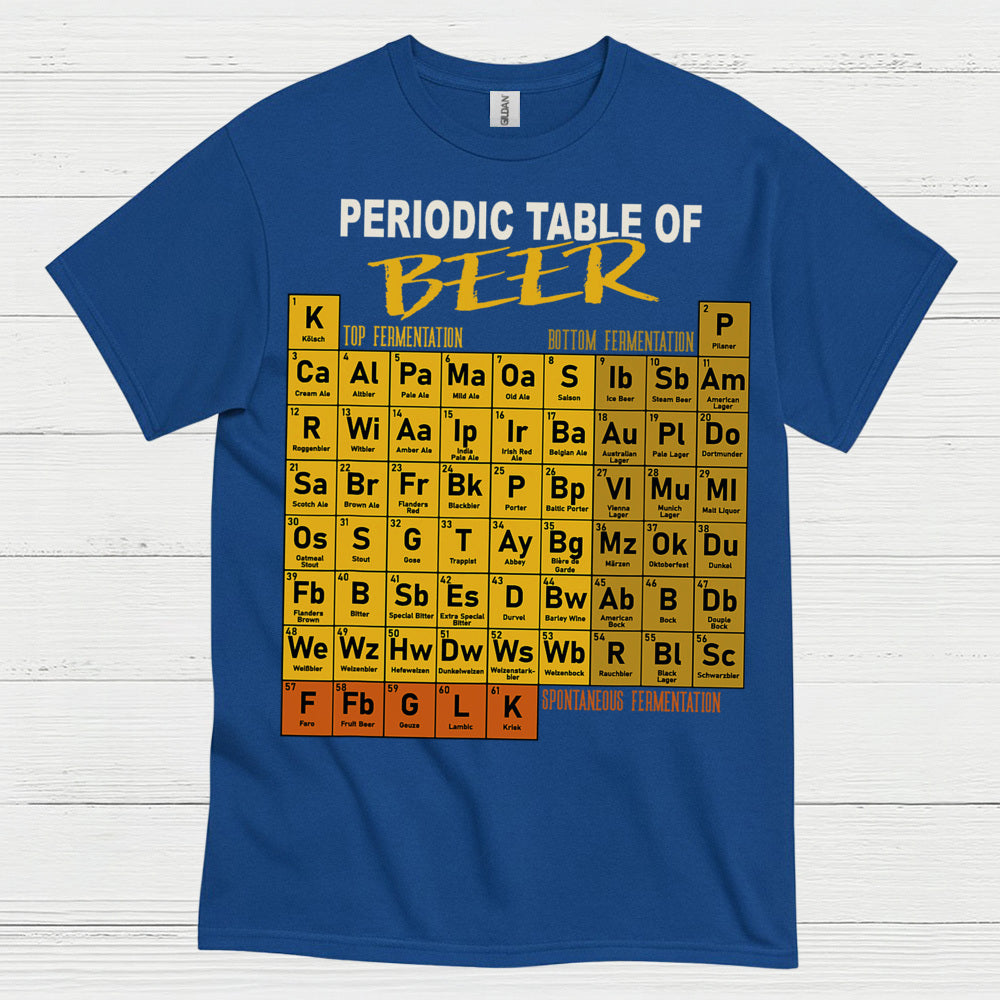 Periodic Table Of Beer T Shirt