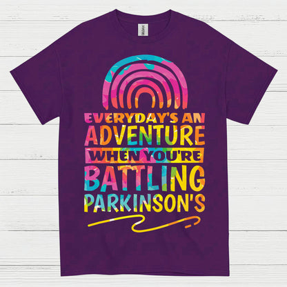 Everyday’s An Adventure Battling Parkinson’s Quote T Shirt