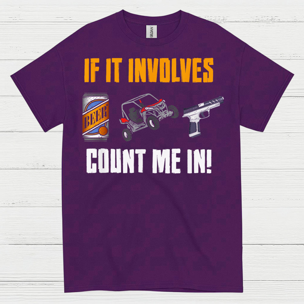 If It Involves Beer And Guns T Shirt