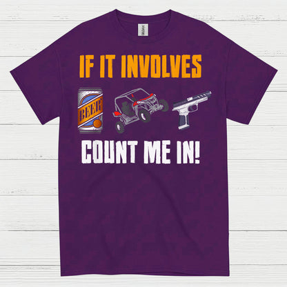 If It Involves Beer And Guns T Shirt