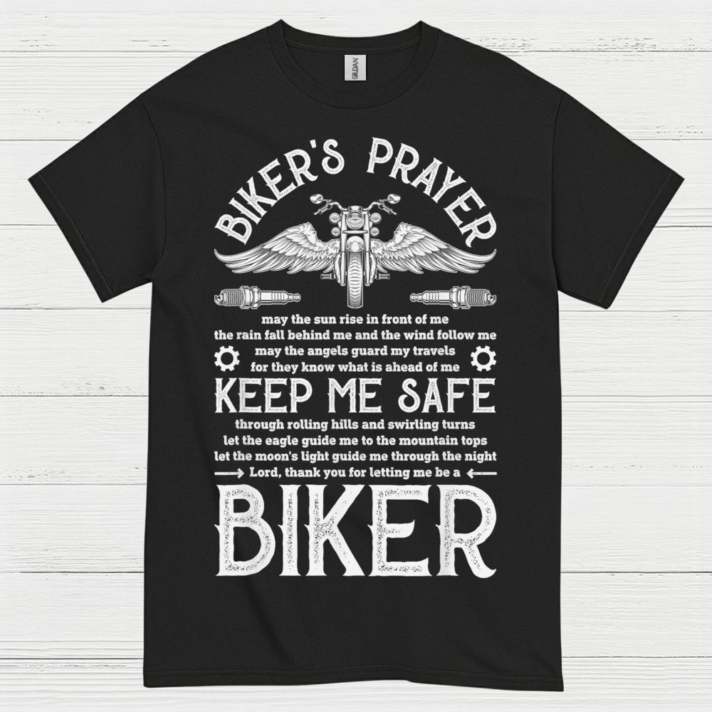 Biker’s Prayer Keep Me Safe T Shirt