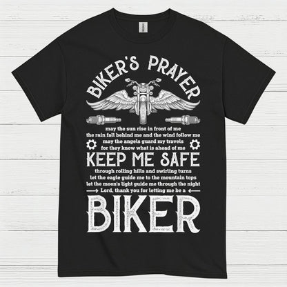 Biker’s Prayer Keep Me Safe T Shirt