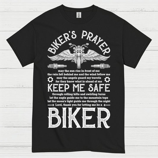 Biker’s Prayer Keep Me Safe T Shirt
