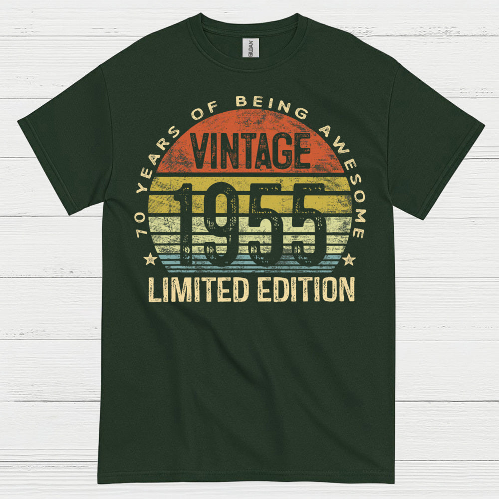 Vintage 1955 Limited Edition Birthday T Shirt