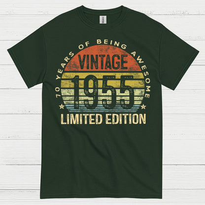 Vintage 1955 Limited Edition Birthday T Shirt